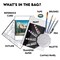 Painting4Real; Alpine Morning Painting4Real Acrylic Paint by Video Kit with Video Tutorials - How to Paint with Acrylic Paint Set for Adults, Learn to Paint Alpine Morning - 9 Peices Painting Set for Adults, Beginners, Art Lovers; Category:Canvas Painting Kits; Image:3